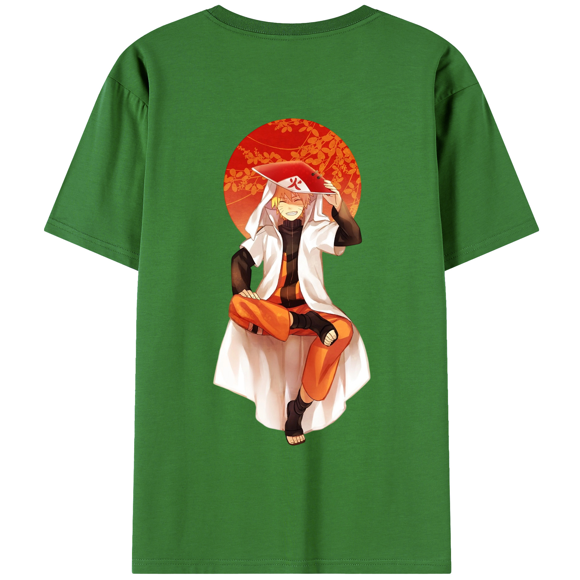 （画像用） NARUTO -ナルト- うずまき ナルト Uzumaki Naruto レディース半袖Tシャツ(バックプリント)